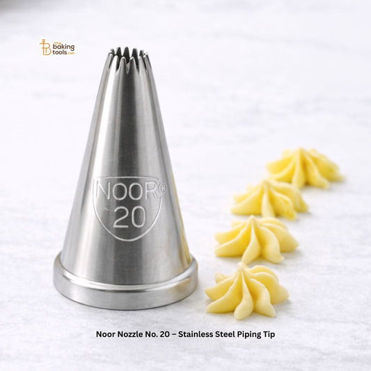 Noor Nozzle No. 20 – Stainless Steel Piping Tip _ The Baking Tools