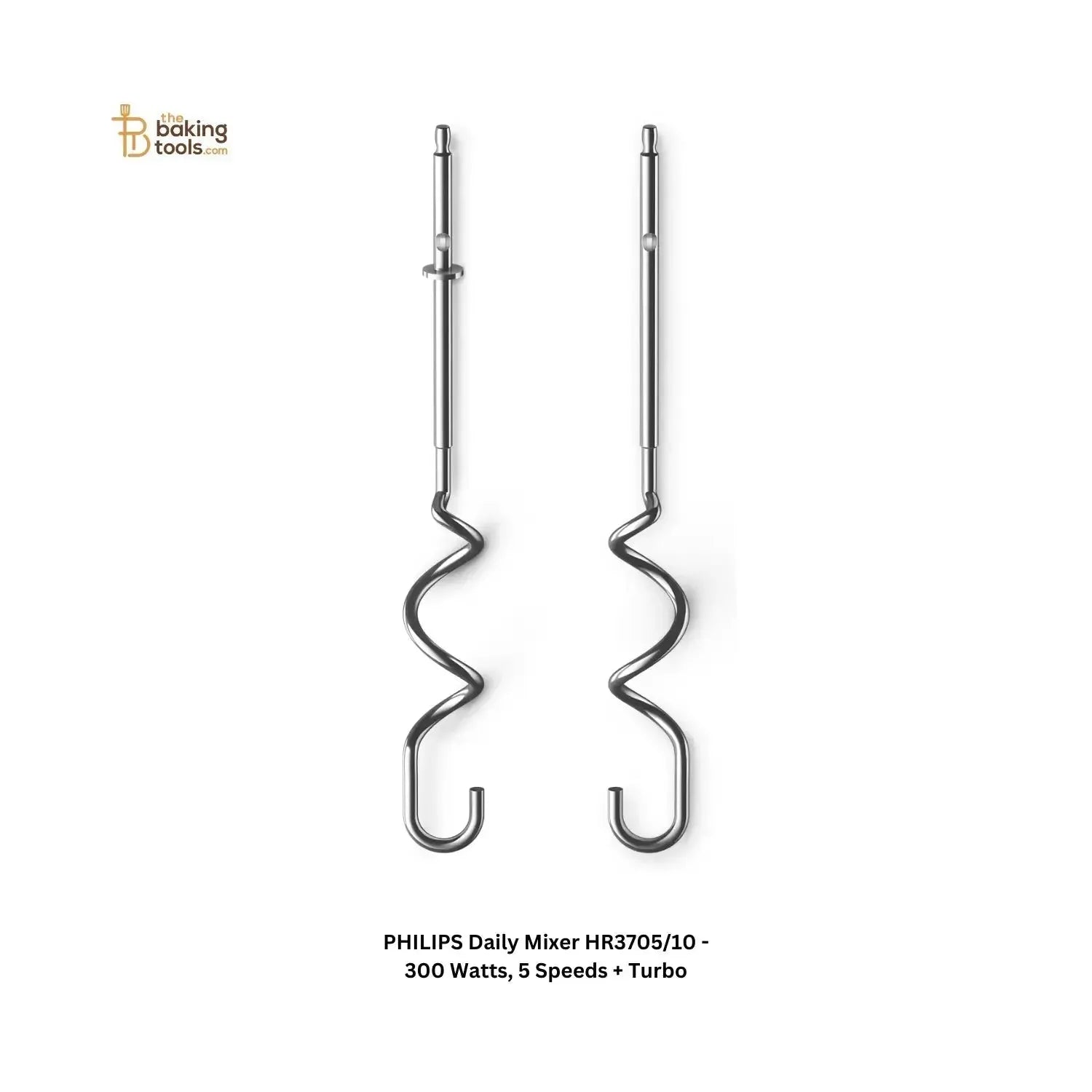 PHILIPS Daily Hand Mixer HR3705/10 - 300 Watts, 5 Speeds + Turbo - thebakingtools.com