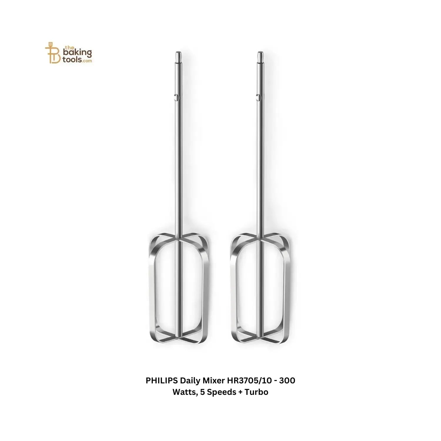 PHILIPS Daily Hand Mixer HR3705/10 - 300 Watts, 5 Speeds + Turbo - thebakingtools.com