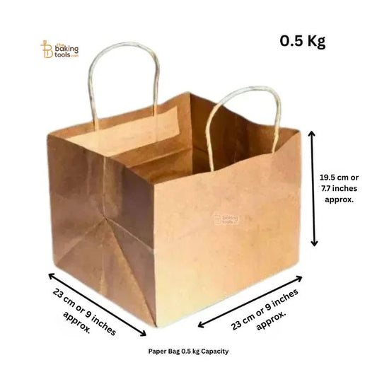 Paper_Bag_0.5_kg_Capacity with measurements