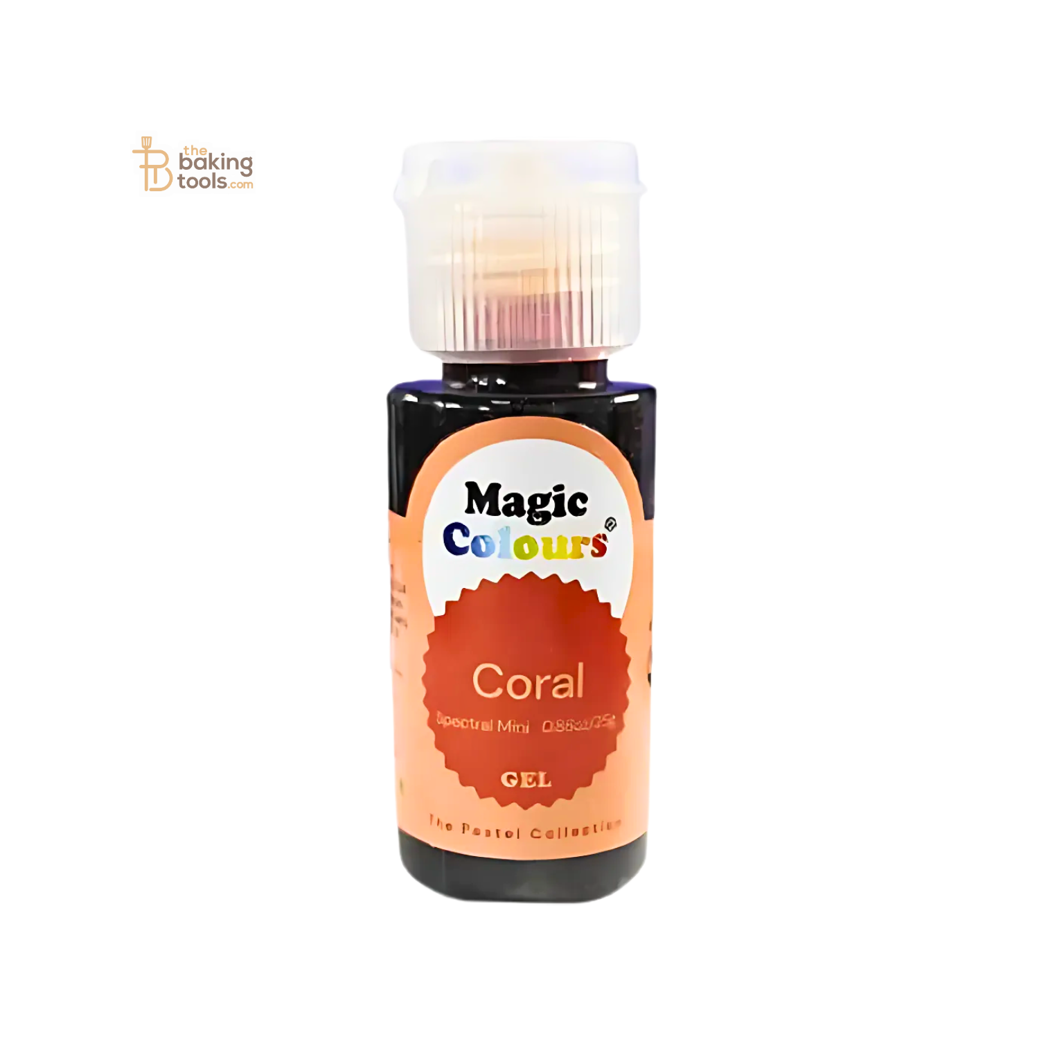 Coral Gel Colour Magic Pastel Colour Spectral Mini - 25 grams _ tthe baking tools (its an image of Magic Coral Gel Colour Spectral Mini - 25 grams)