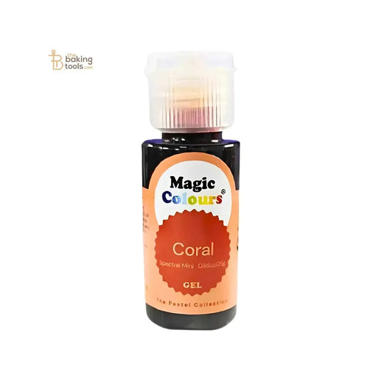 Coral Gel Colour Magic Pastel Colour Spectral Mini - 25 grams - thebakingtools.com