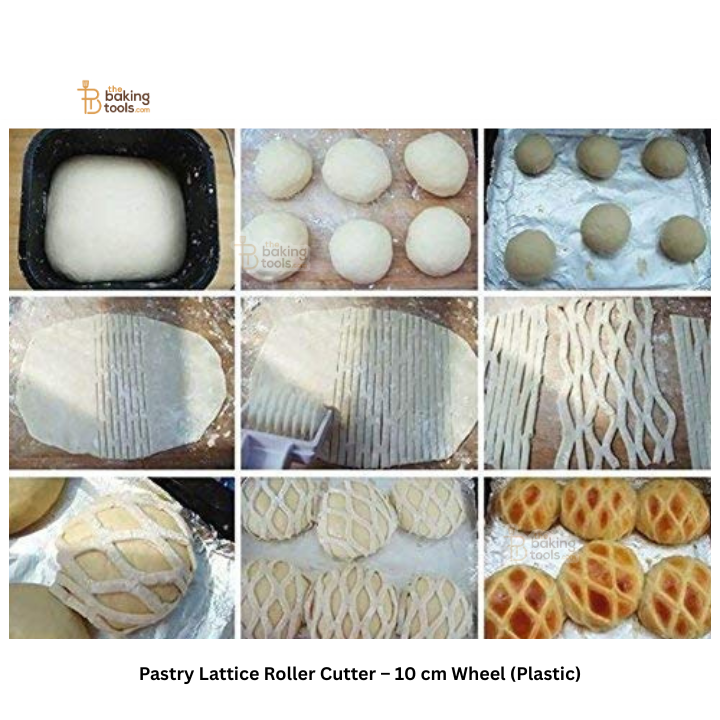 Pastry Lattice Roller Cutter – 10 cm Wheel (Plastic)