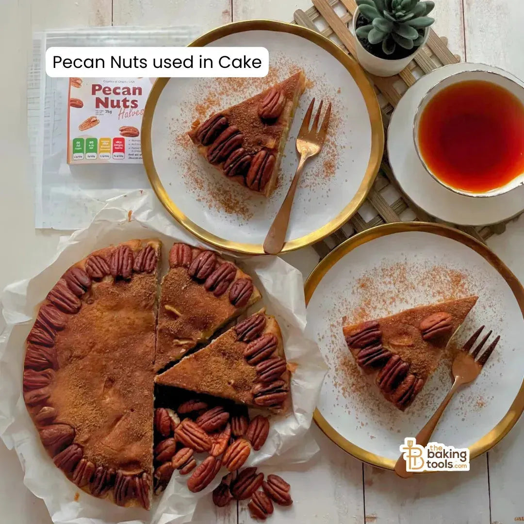 Pecan Nuts - 100 Grams | Pecan Halves - thebakingtools.com