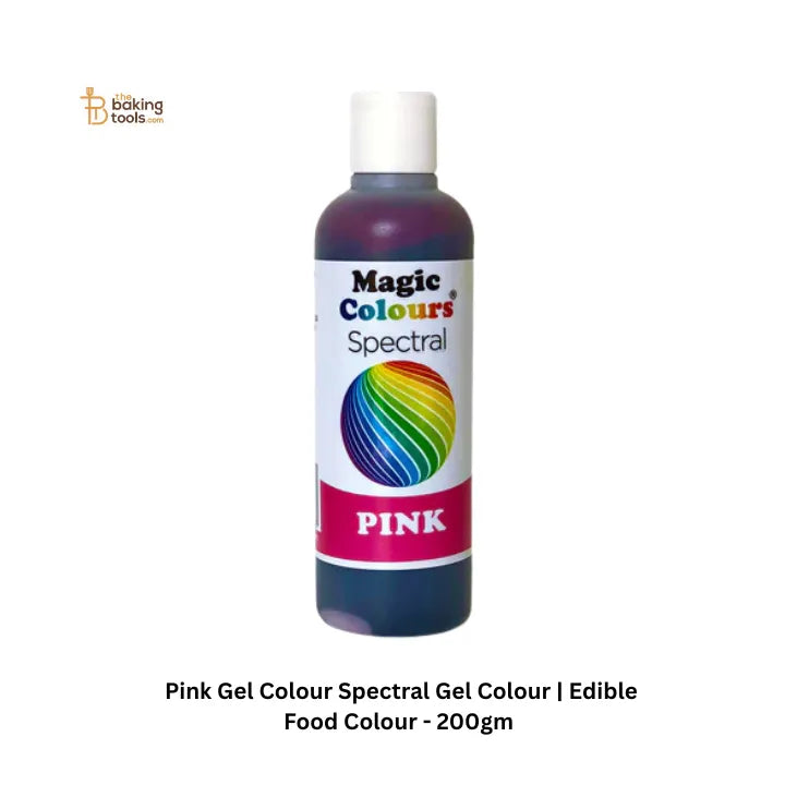 Pink Gel Colour Spectral Gel Colour | Edible Food Colour - 200 Gram - thebakingtools.com