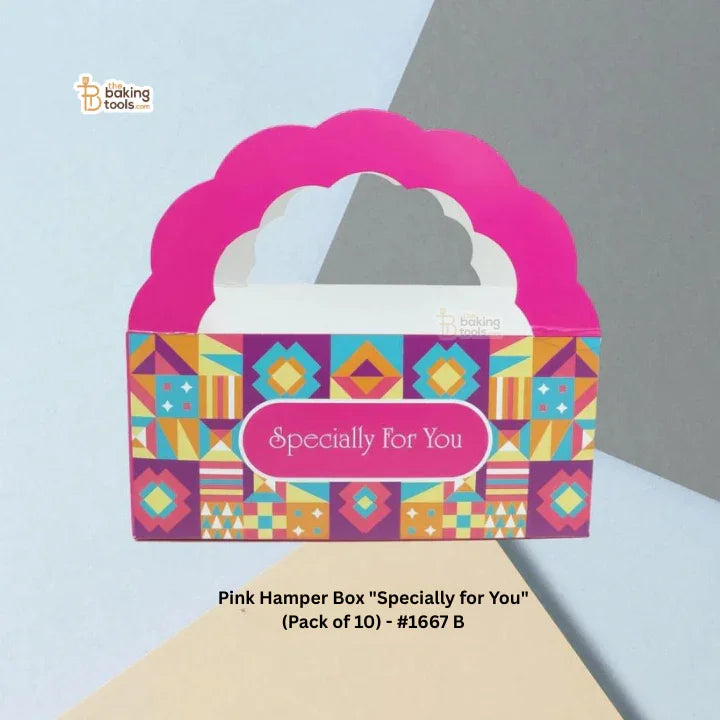 Pink Hamper Box "Specially for You" (Pack of 10) - #1667 B