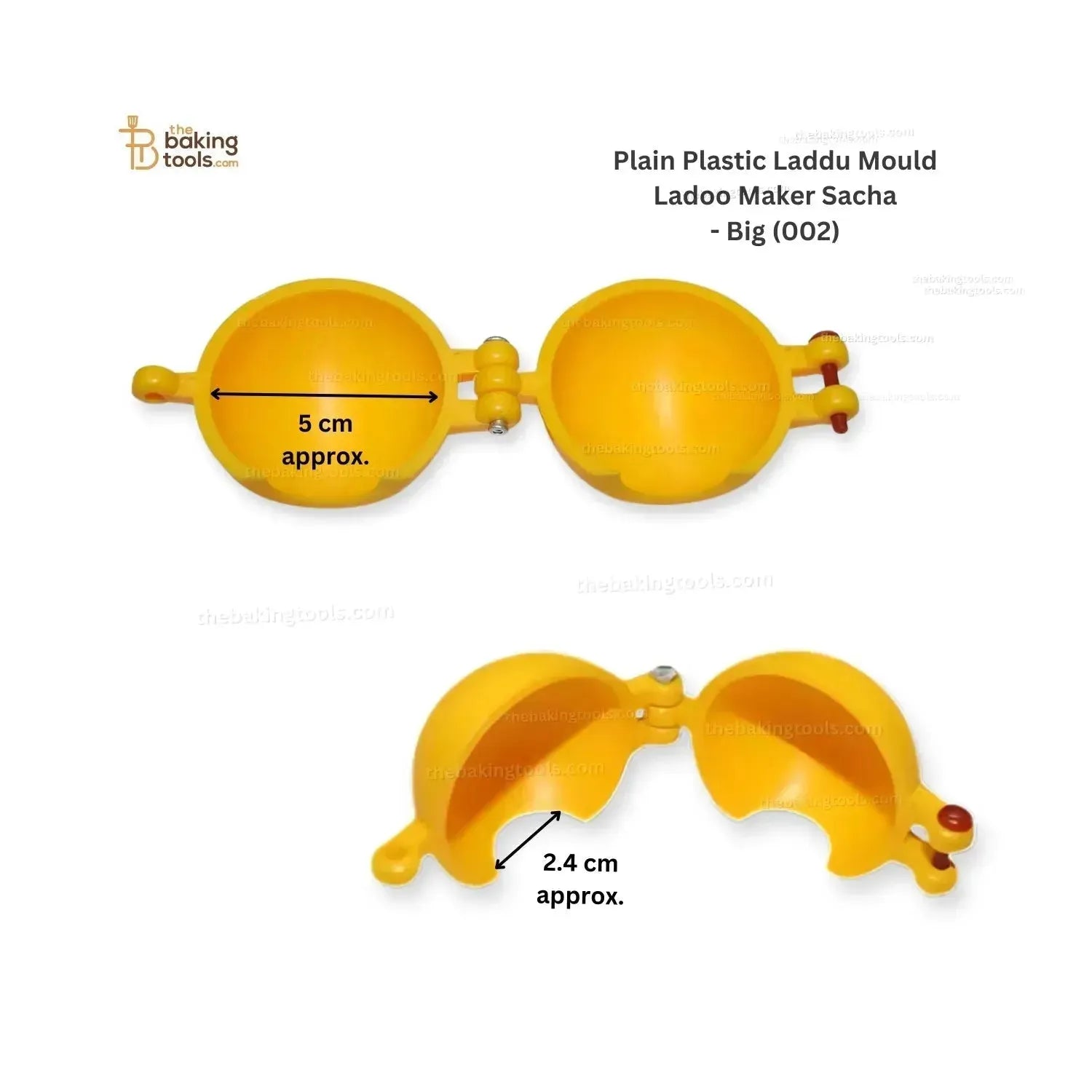 Plain Plastic Ladoo Maker Mould | Laddu Maker Sacha - Big (002) - thebakingtools.com