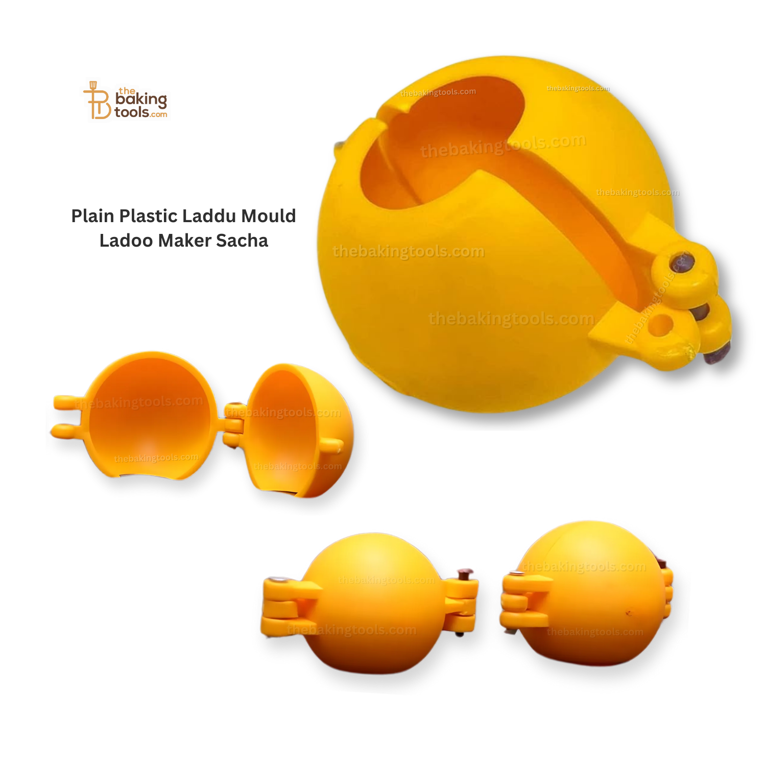 Plain Plastic Laddu Mould Ladoo Maker Sacha - thebakingtools.com