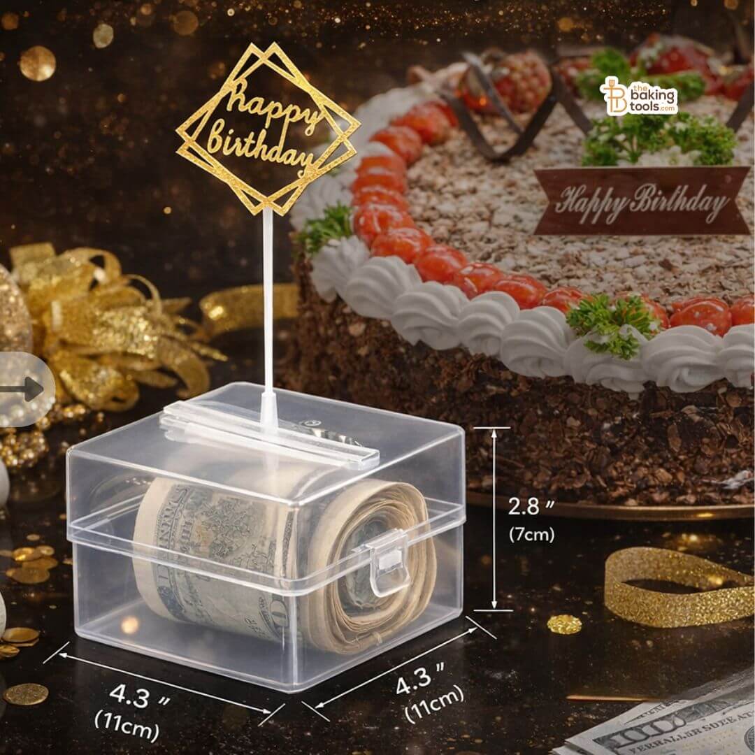 Plastic Cake Money Box – Surprise Cash Cake Kit