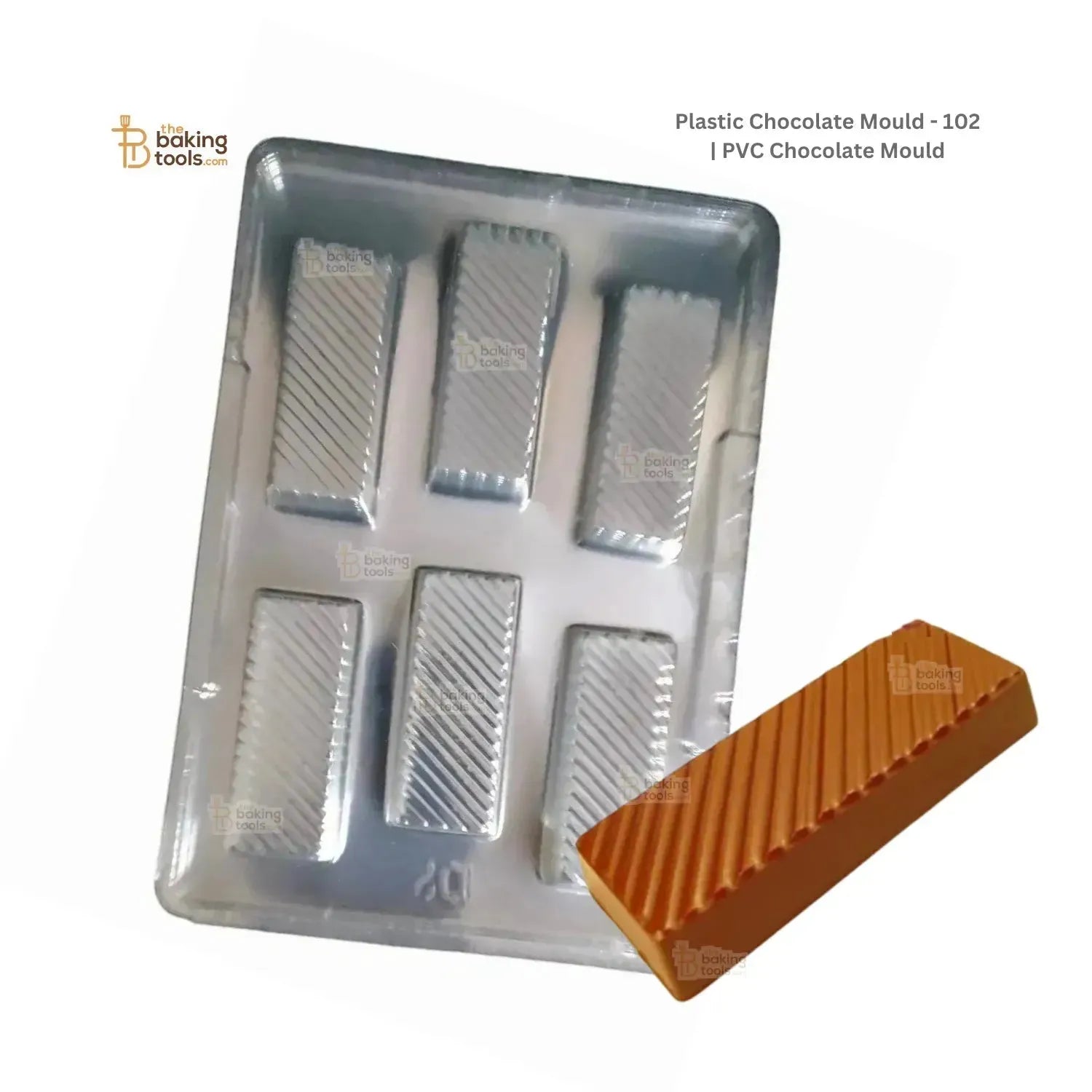 Plastic Chocolate Mould - 102 | PVC Chocolate Mould - thebakingtools.com