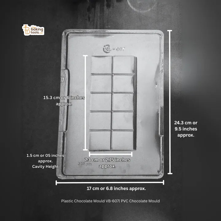 Plastic Chocolate Mould VB-607 | PVC Chocolate Mould