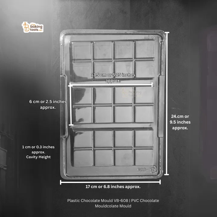 Plastic Chocolate Mould VB-608 | PVC Chocolate Mould