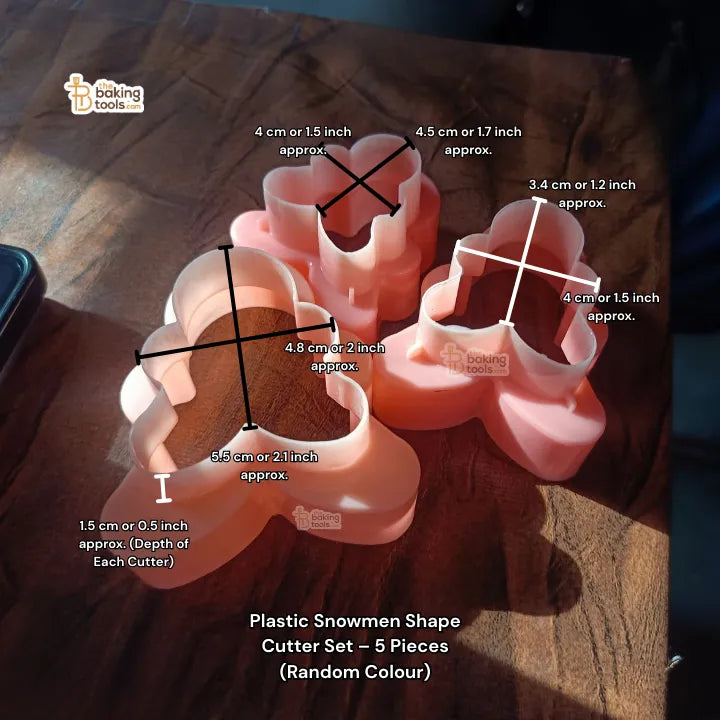 Snowman Shape Cutter Set – 3 Pieces - thebakingtools.com