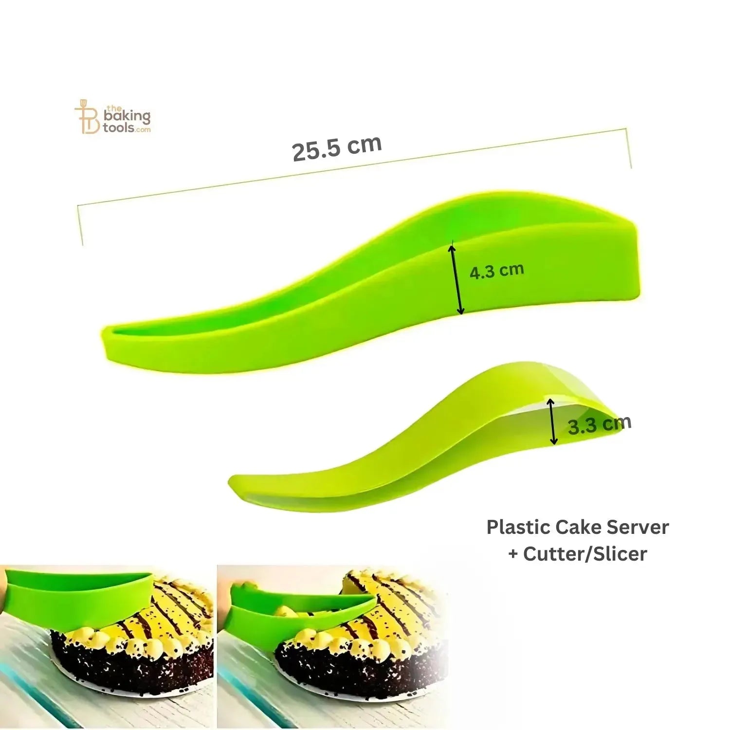 Plastic Cake Server + Cutter/Slicer - thebakingtools.com