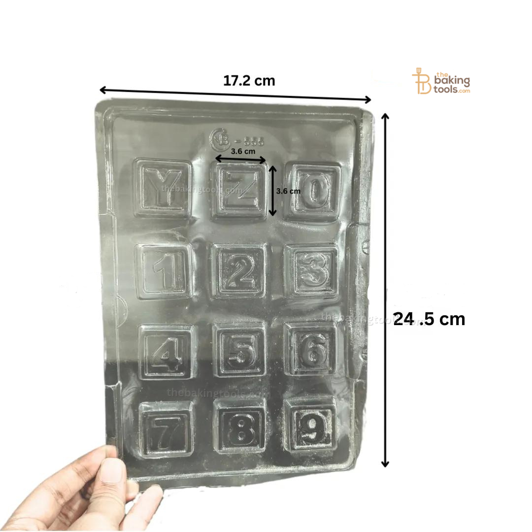 Plastic Chocolate Mould - 007 | PVC Chocolate Mould _ the baking tools