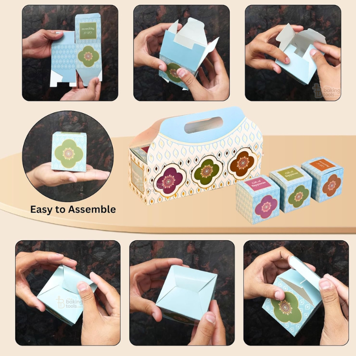 3-in-1 Gift Box with Inner Cubes – Pack of 10 Sets - #1657