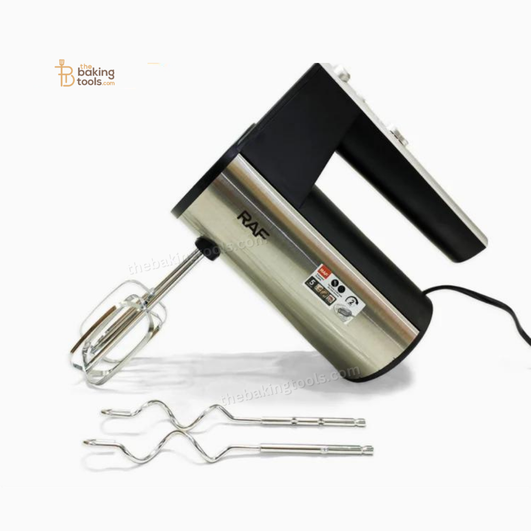 Raf Hand Mixer 5 Speeds + Turbo – 450W - R.6629 _ the baking tools