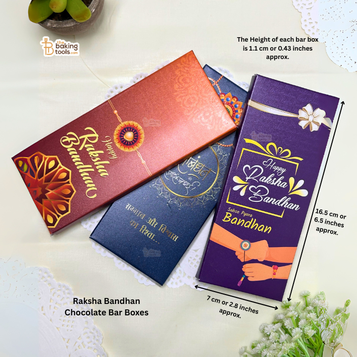 Rakhi Chocolate Bar Box with 