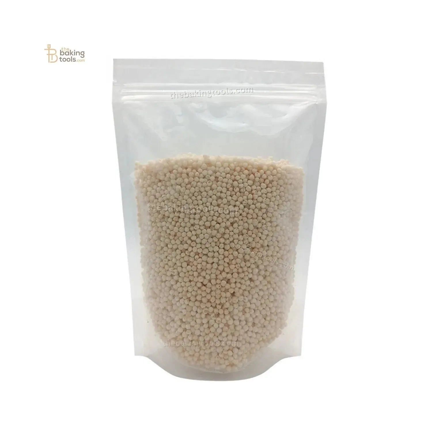 Rice Crispies White Ball Rice Krispies (2-3 mm) For Chocolate Fillings - thebakingtools.com