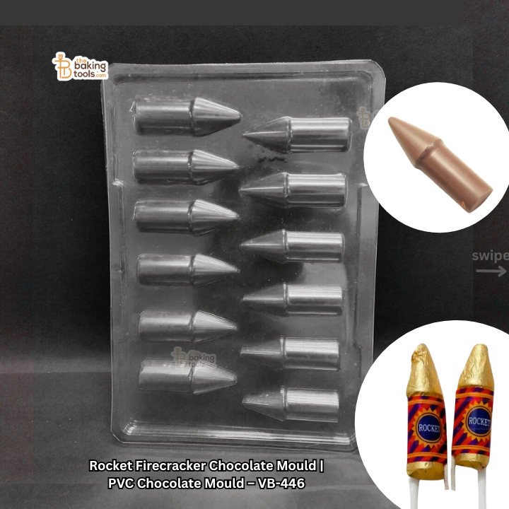 Rocket Firecracker Chocolate Mould | PVC Chocolate Mould – VB-446