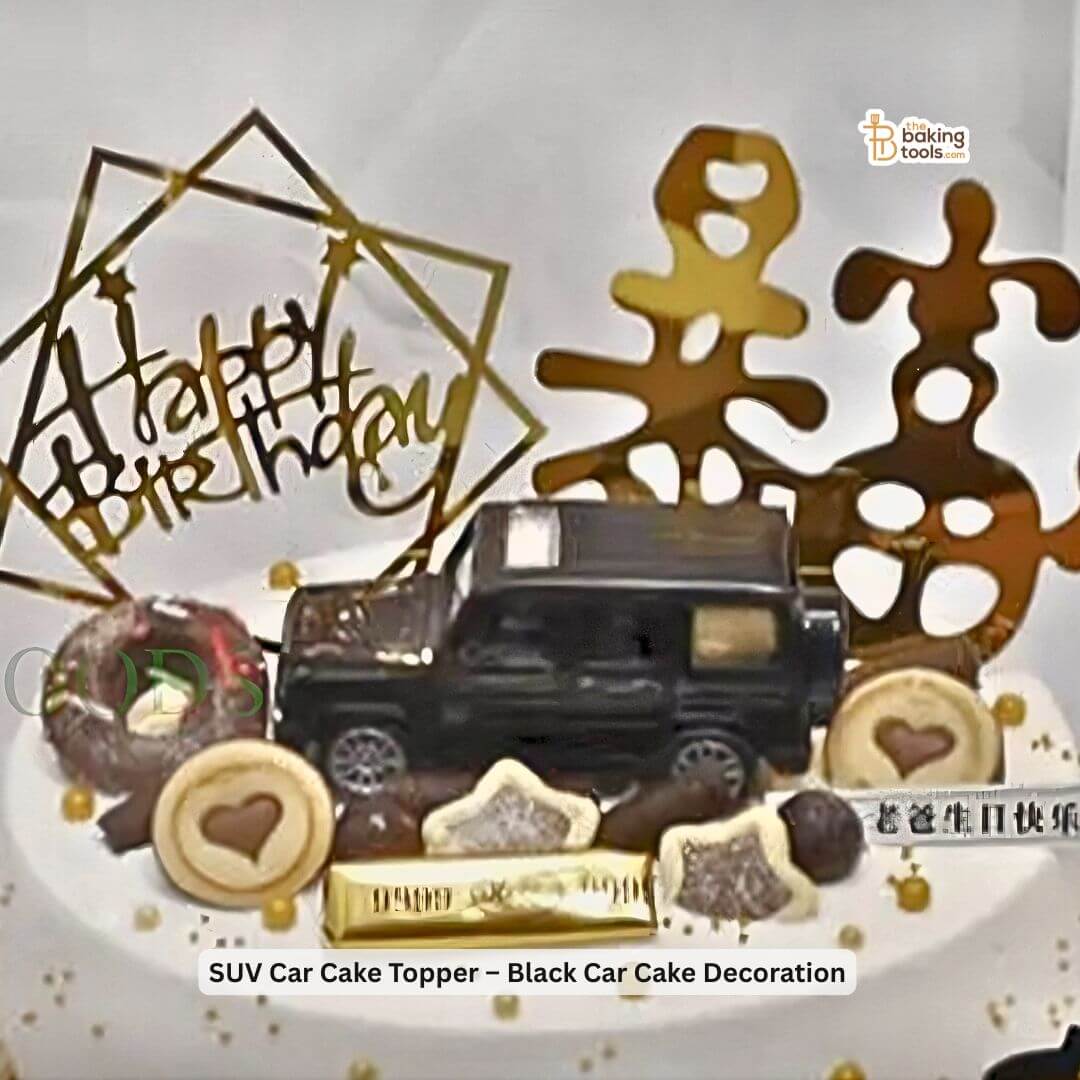 SUV Car Cake Topper – Black Car Cake Decoration_the baking tools