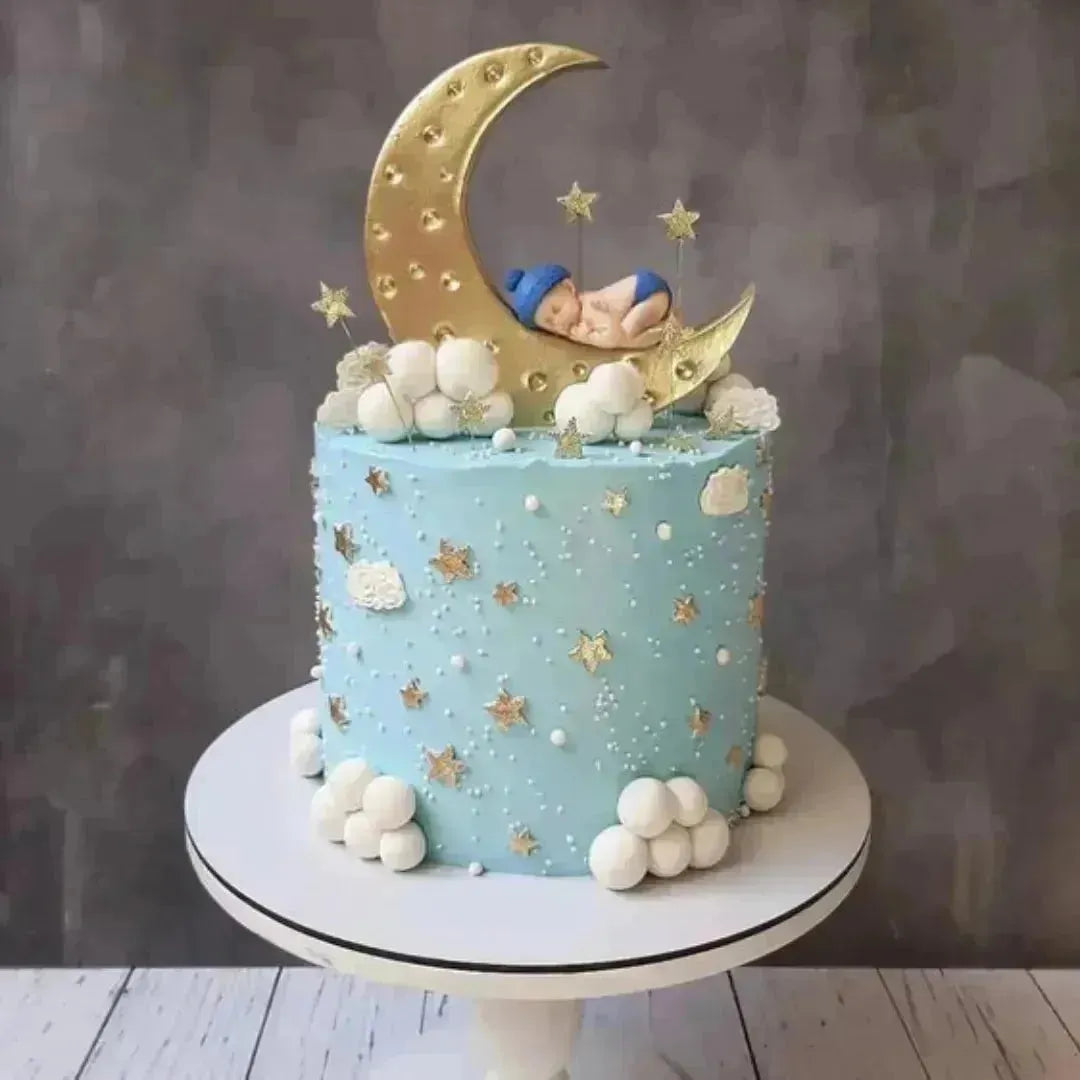 3 Cavity 3D Sleeping Baby Silicone Fondant Gum Paste Mould - thebakingtools.com