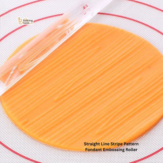 Straight Line Bamboo Stripe Pattern Fondant Embossing Roller