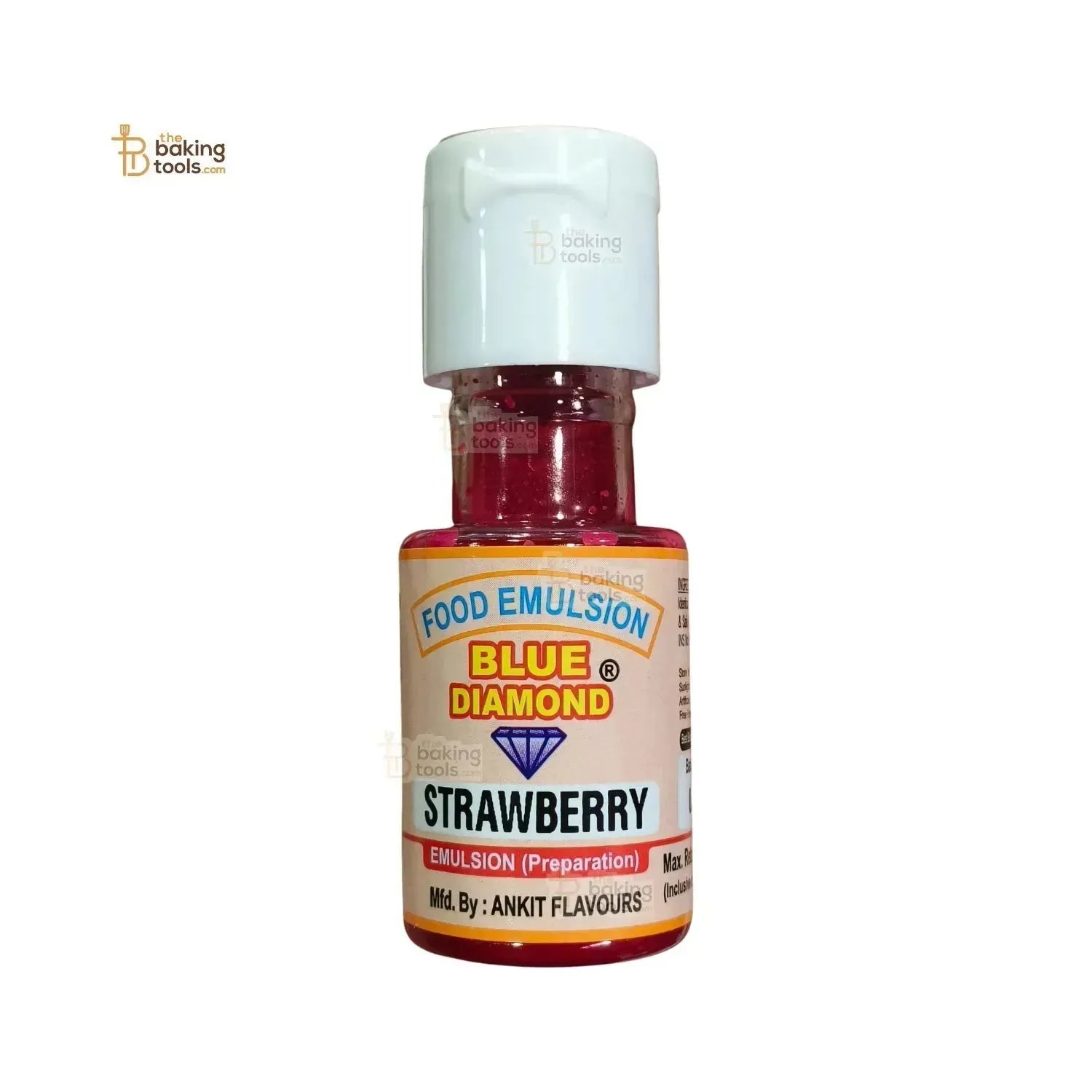 Strawberry Food Emulsion Blue Diamond - 20 ml - thebakingtools.com