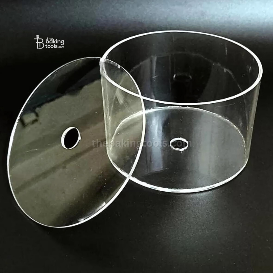 Transparent Round Cake Spacer 6 x 4 inch _ the baking tools