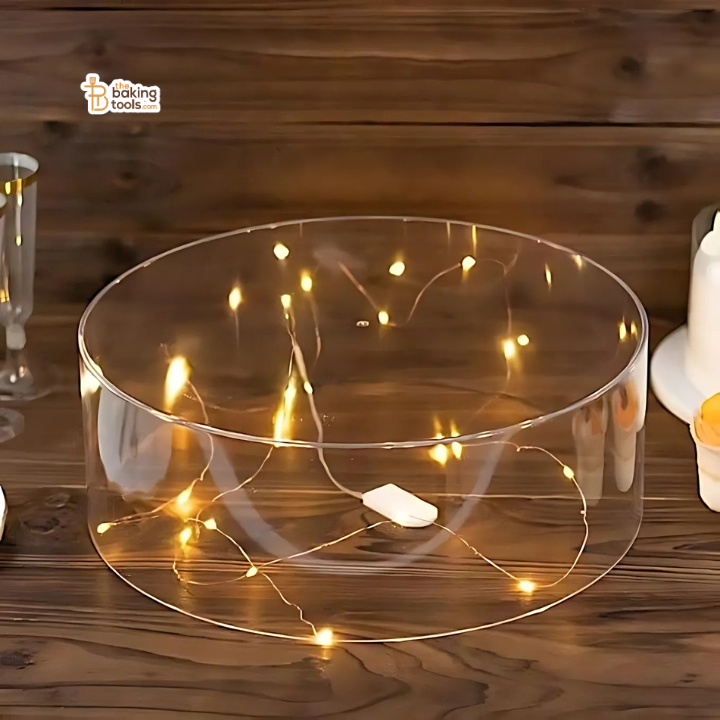 Transparent Round Cake Spacer 8  x 4 inch