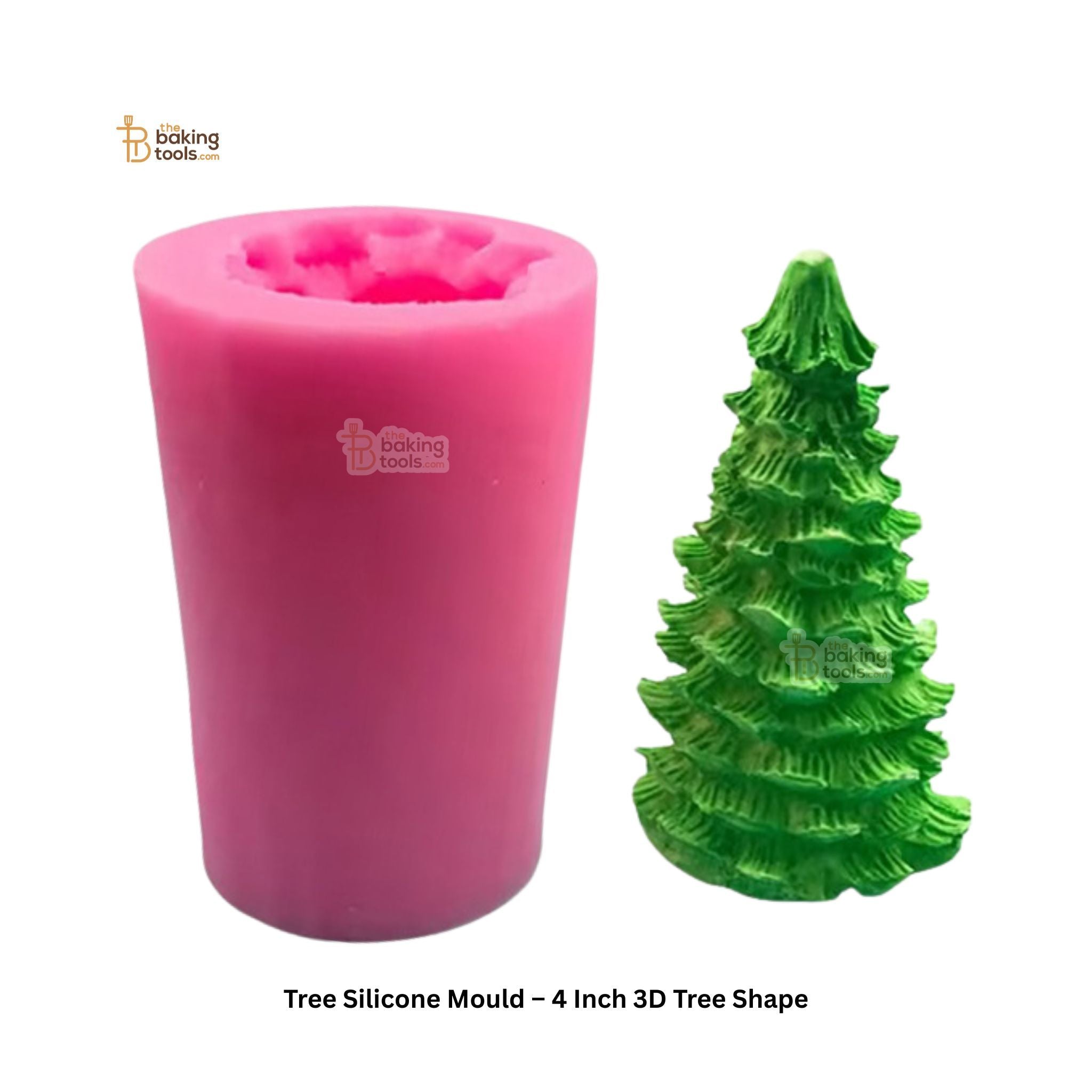 silicone mould shaped like a Christmas tree 