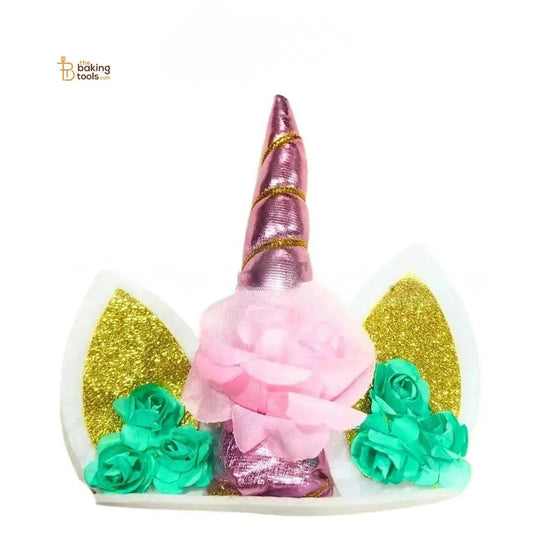 Unicorn Horn Cake Toppers-Pink