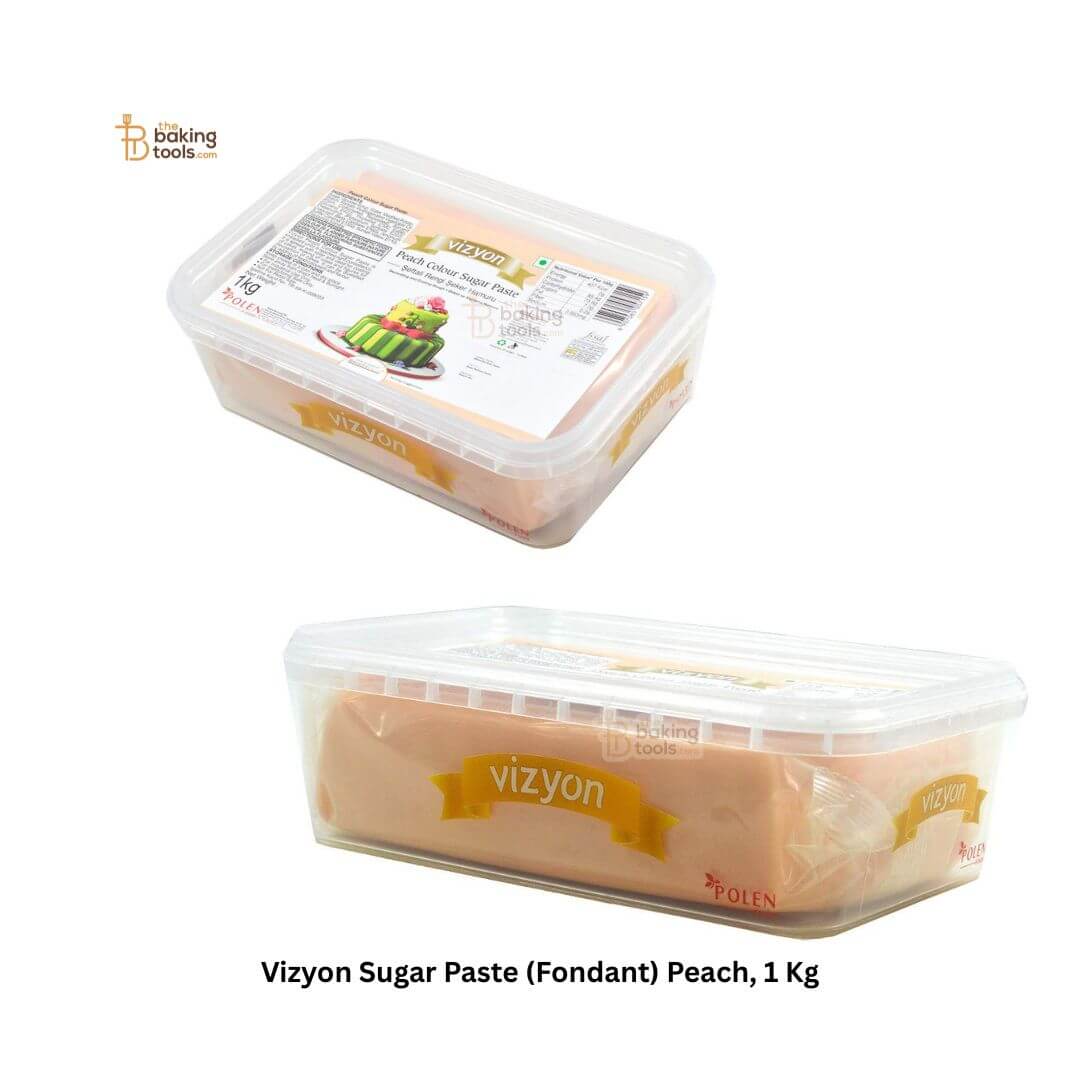 Vizyon Sugar Paste Fondant Peach 1 Kg