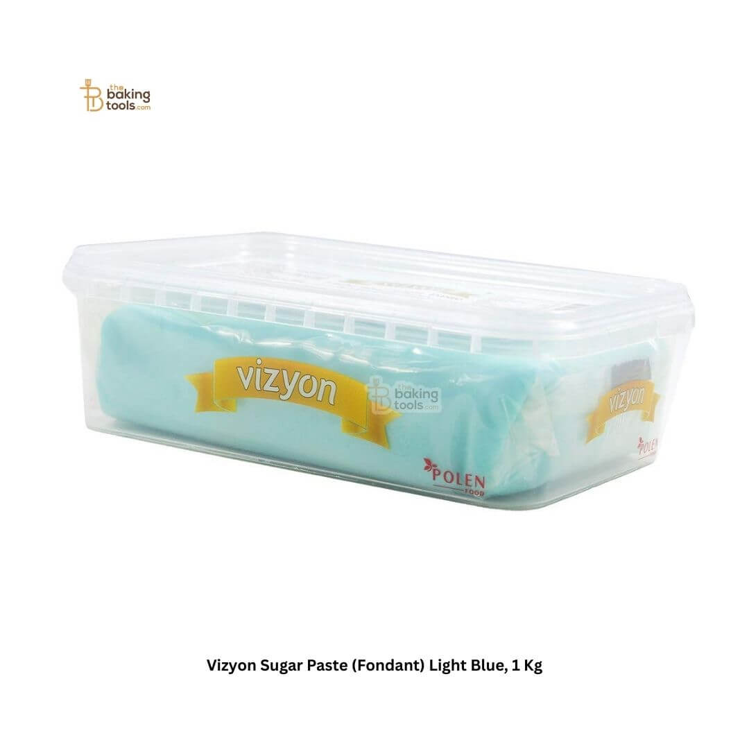 Vizyon Sugar Paste (Fondant) Light Blue, 1 Kg