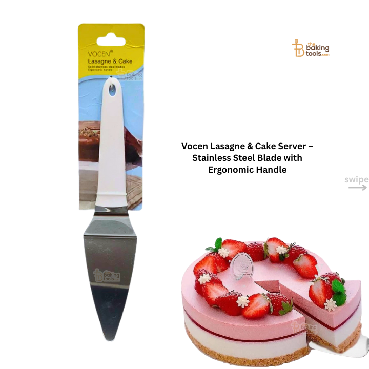 Vocen Lasagne & Cake Server – Stainless Steel Blade
