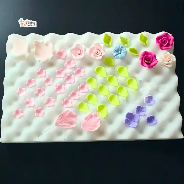 Wavy Sponge Foam Pads For Shaping & Drying Fondant Flower Petals