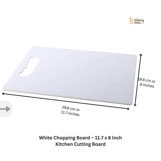 White Chopping Board _ 11.7 x 8 Inch Kitchen Cutting Board _ 2