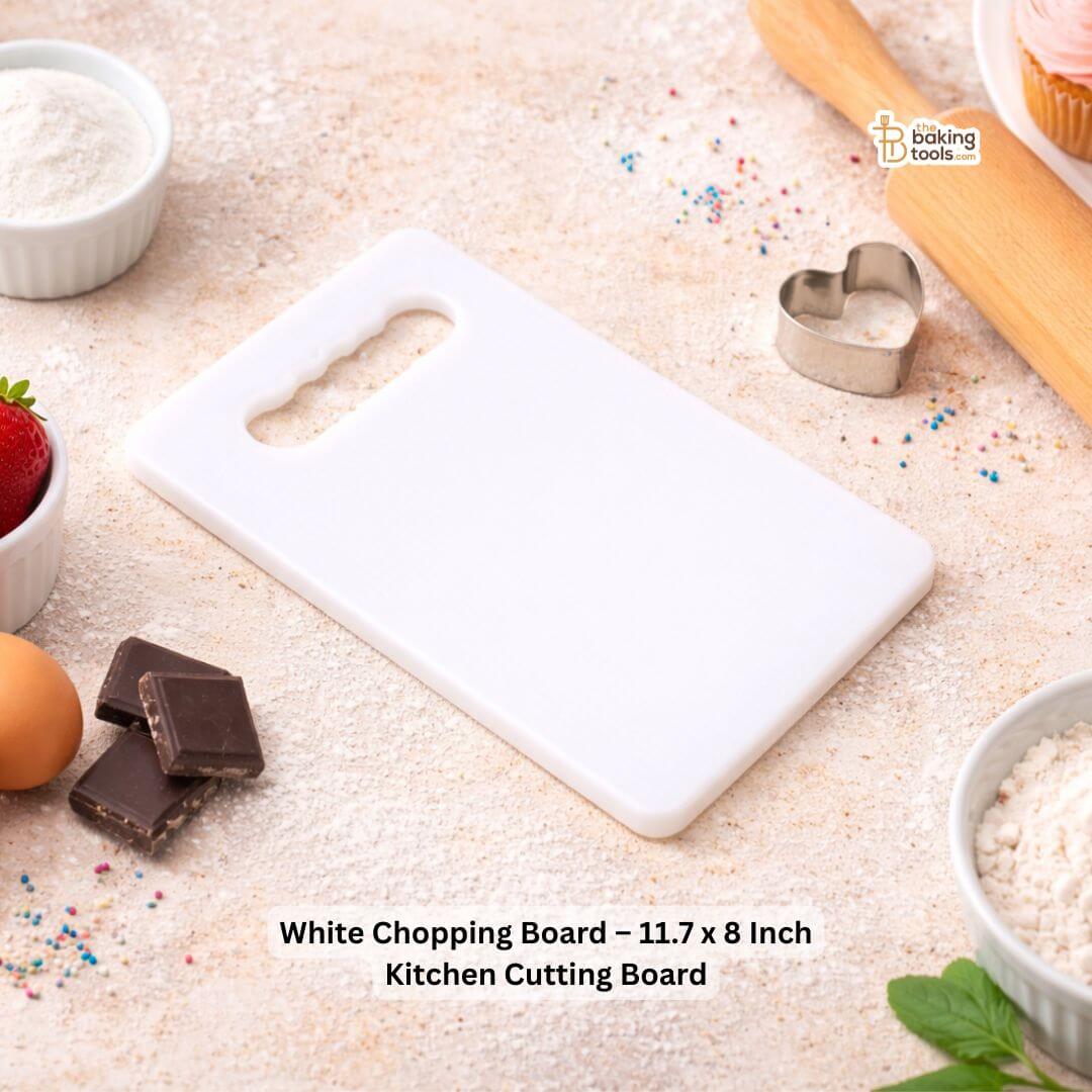 White Chopping Board – 11.7 x 8 Inch Kitchen Cutting Board No. 1