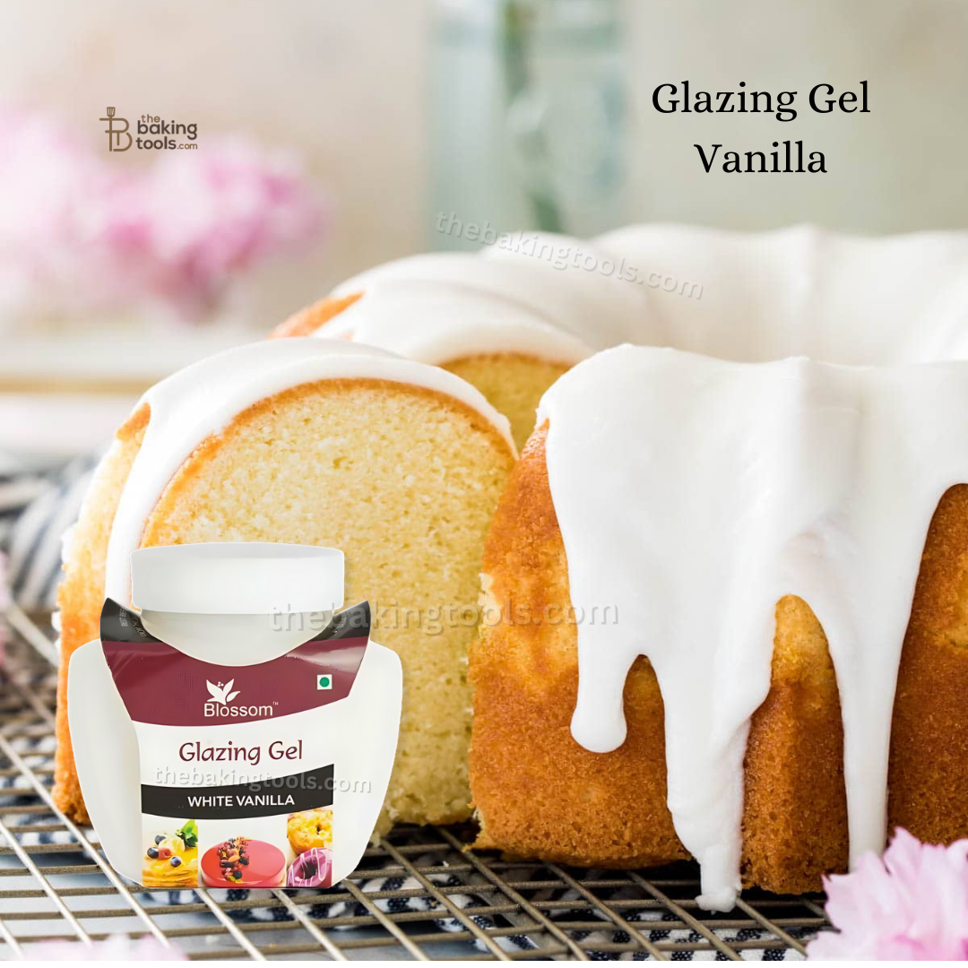 White Vanilla Glaze Blossom Glazing Gel - 250 Gram - thebakingtools.com