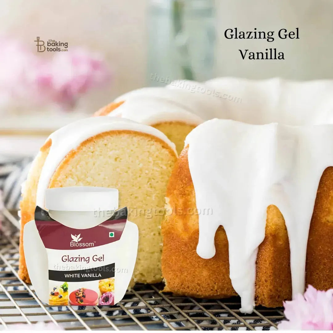 White Vanilla Glaze Blossom Glazing Gel - 250 Gram - thebakingtools.com