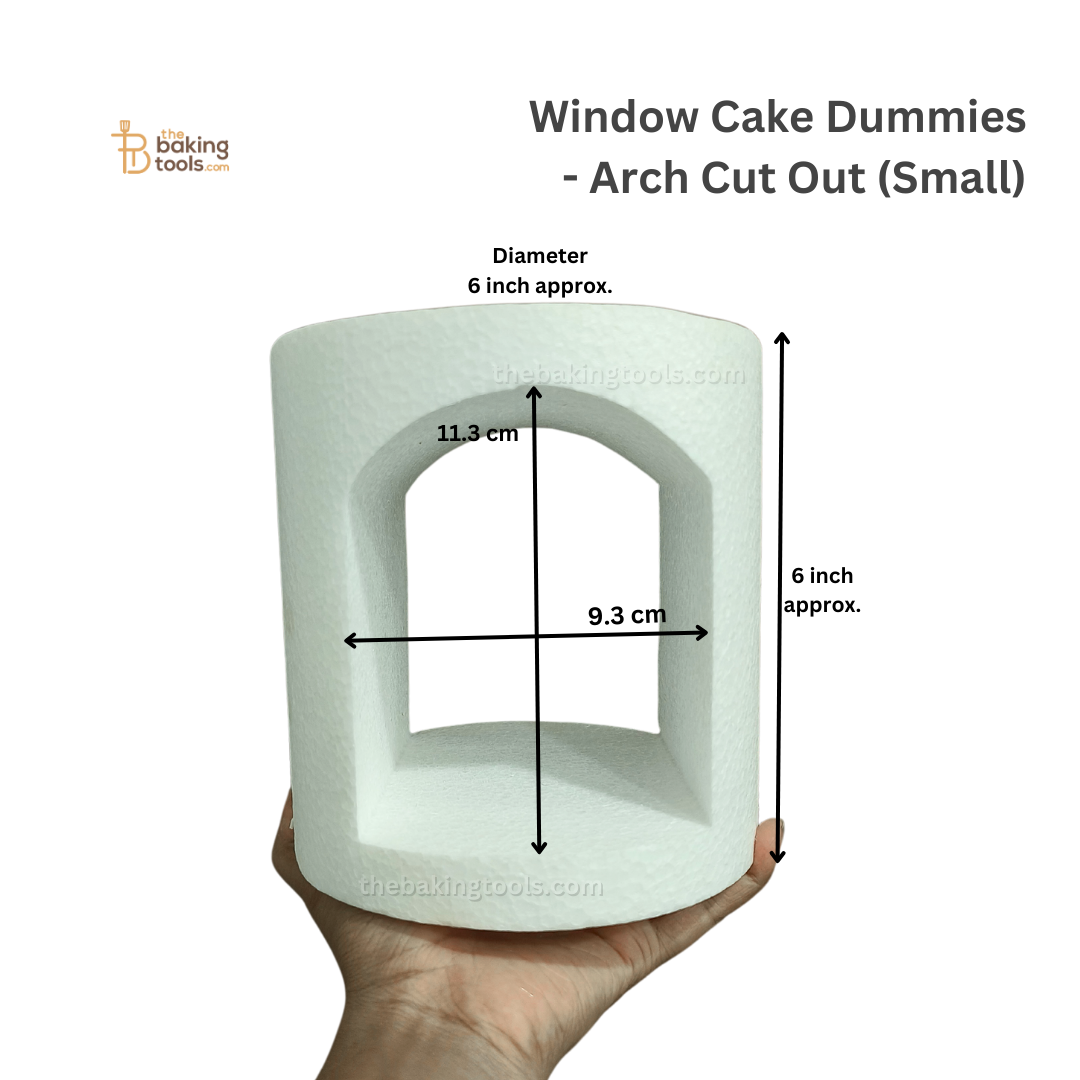 Window Cake Dummies - Arch Cut Out (Small) _ the baking tools