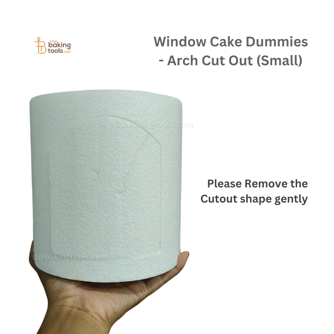 Window Cake Dummies - Arch Cut Out (Small) _ the baking tools