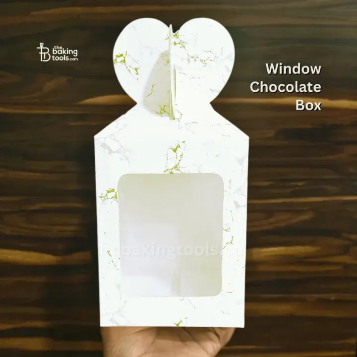 Window Chocolate Boxes - 002 | Pack of 10 - thebakingtools.com
