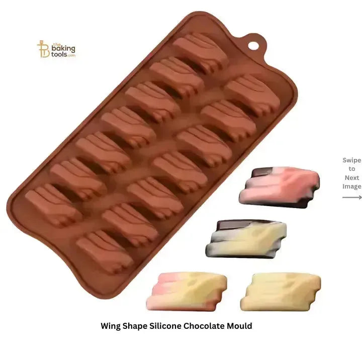 Wing Shape Silicone Chocolate Mould - thebakingtools.com