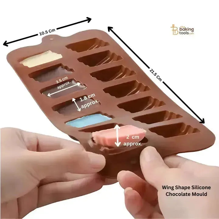 Wing Shape Silicone Chocolate Mould - thebakingtools.com