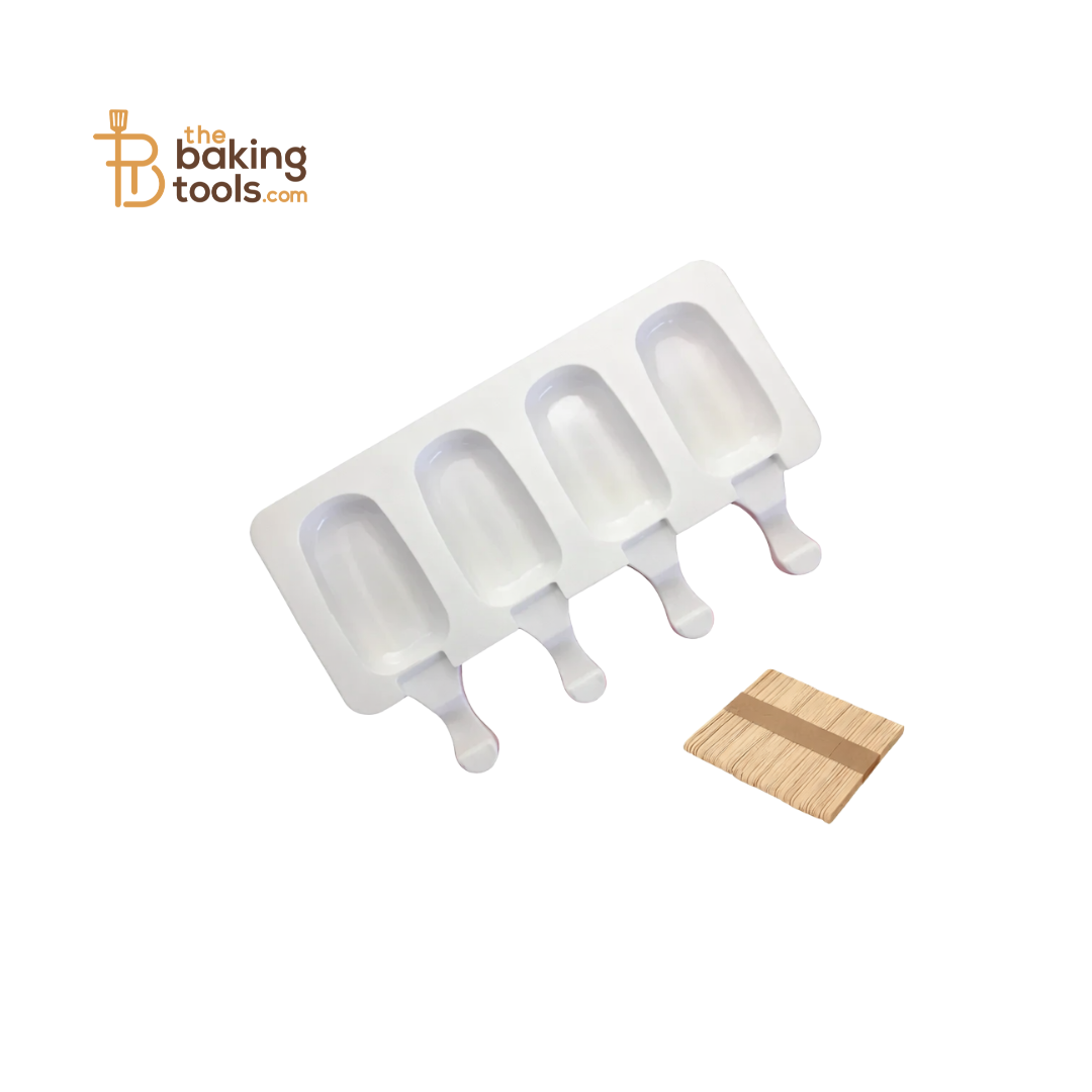 4 Cavity Cakesicle Mould  | Cake Pop Mould | Icecream Bar Mould