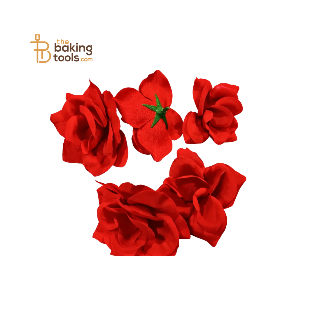 Big Flower (Set of 5) - Red