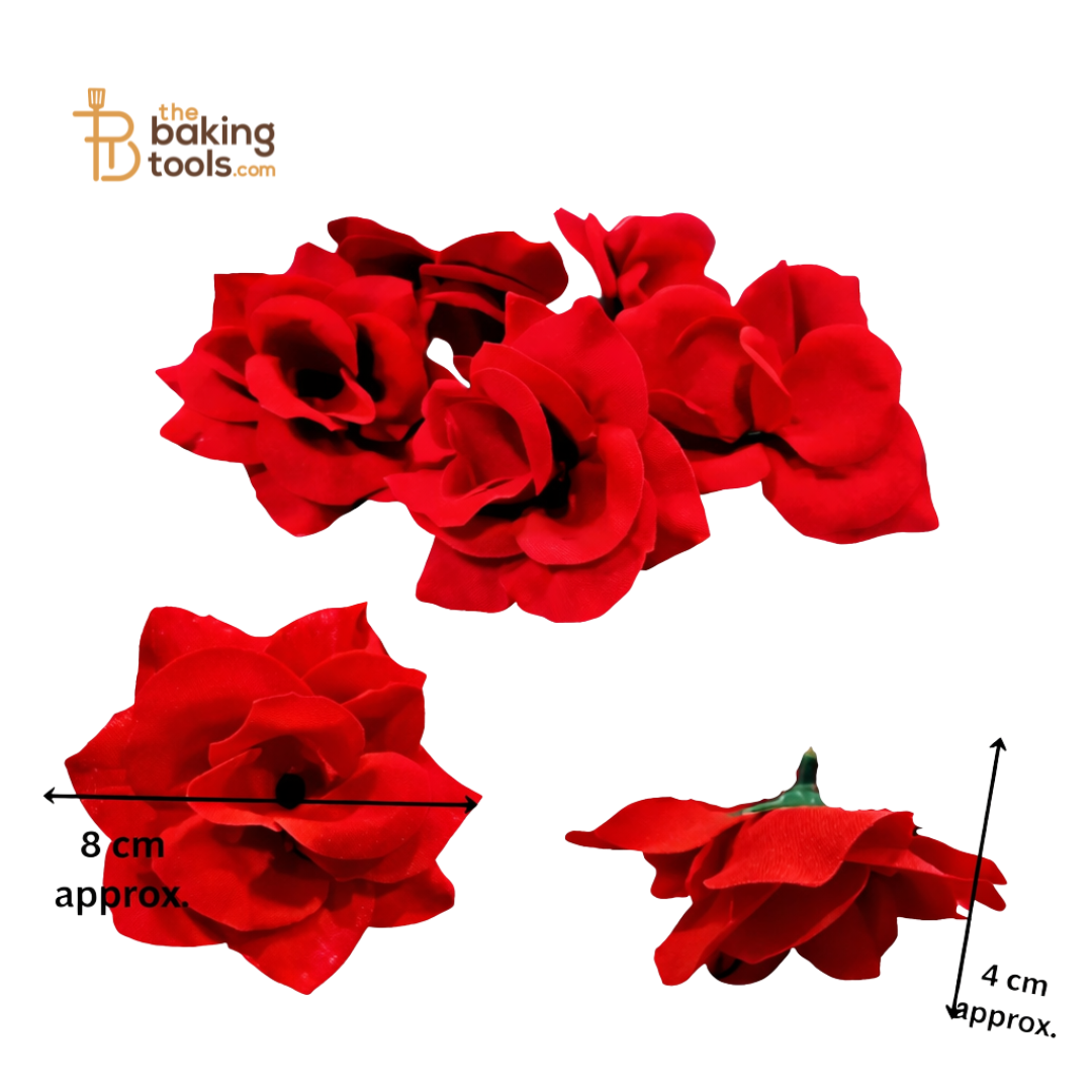 Big Flower (Set of 5) - Red
