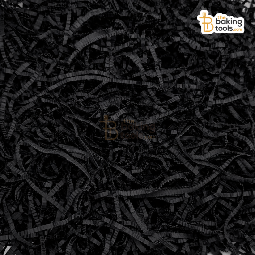 Black decorative shreds with 'Baking Tools' logo in the corner