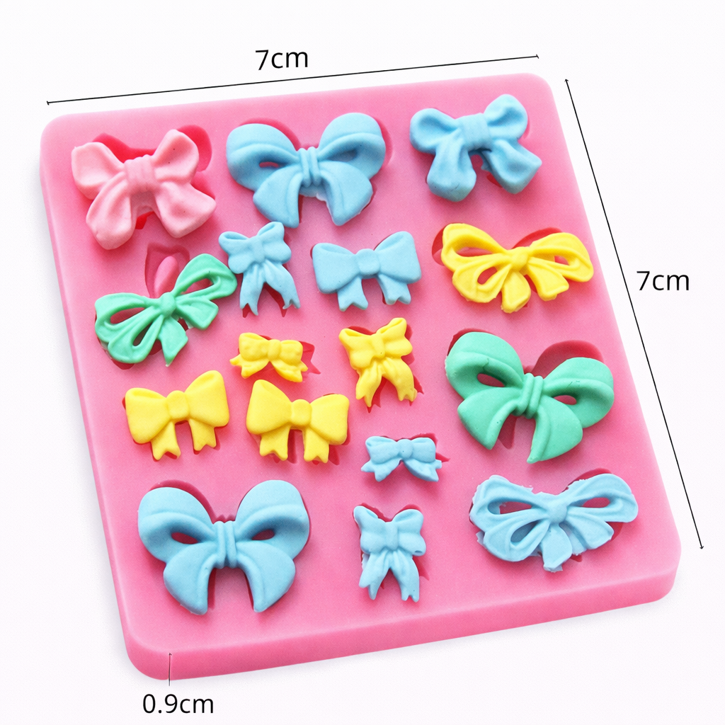 Bow Shapes - Silicone Fondant Gum Paste Mould | Trending Fondant Mould